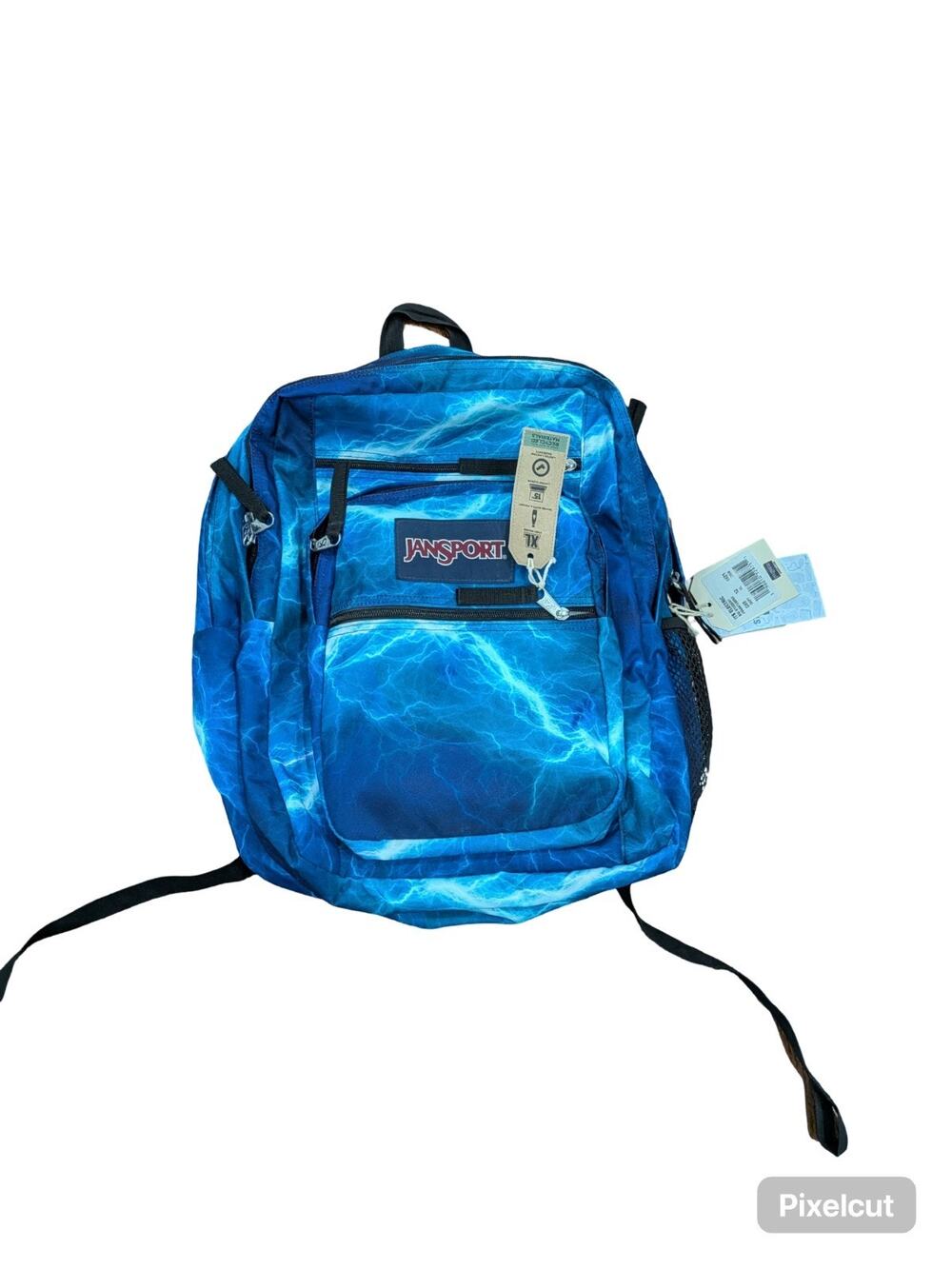 JANSPORT XL Big Student Backpack It's Electric NWT